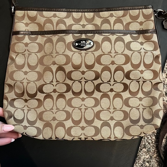 Coach Handbags - Coach signature large crossbody